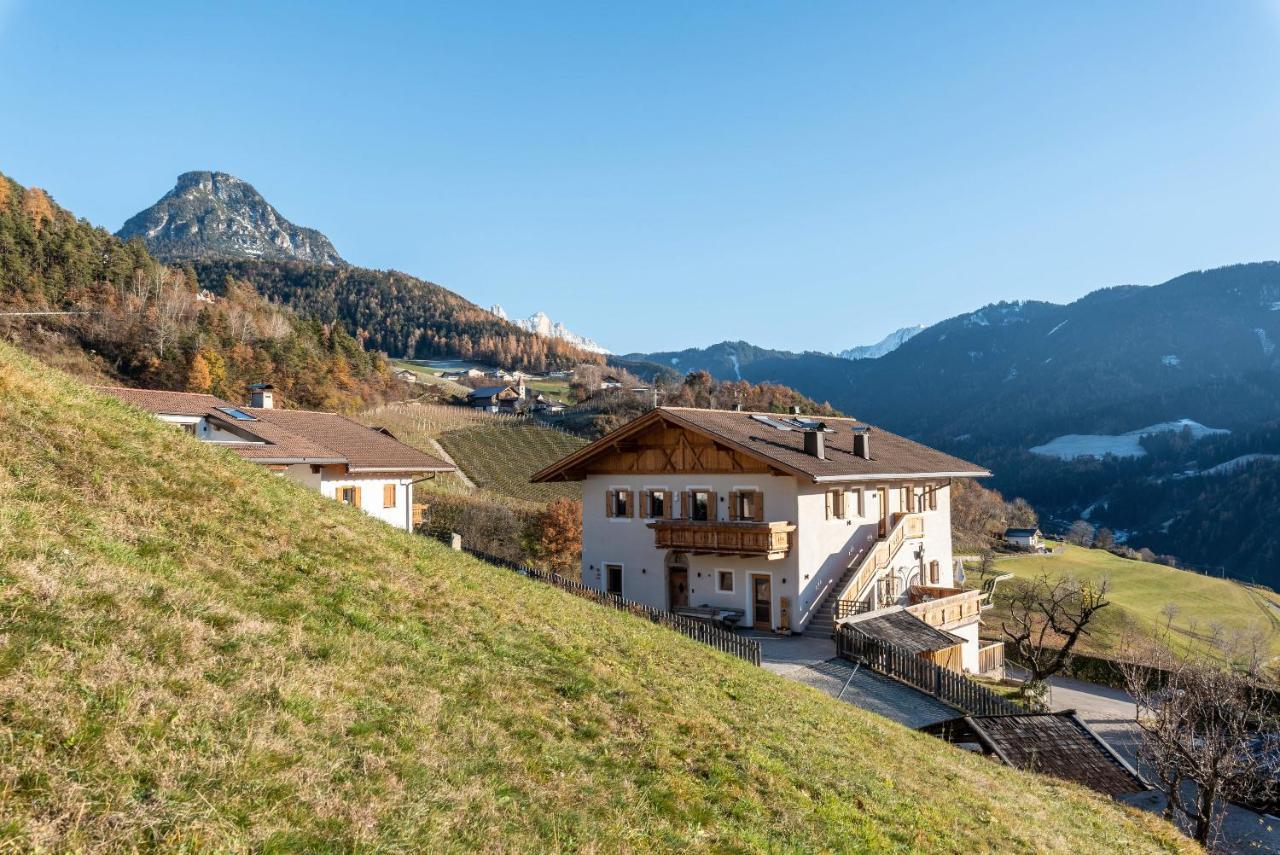 Ferienwohnung Guntschöllerhof Hochwart Völs am Schlern Exterior foto