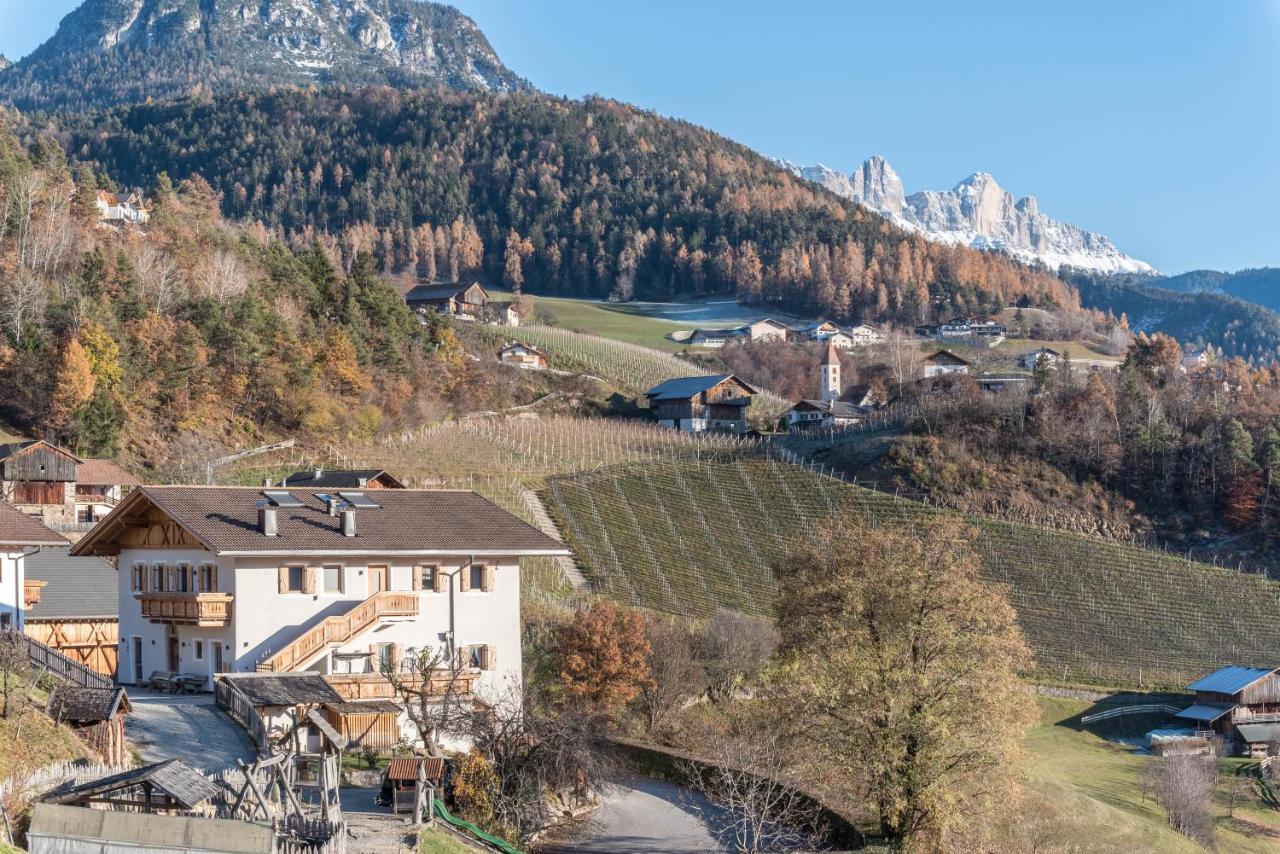 Ferienwohnung Guntschöllerhof Hochwart Völs am Schlern Exterior foto